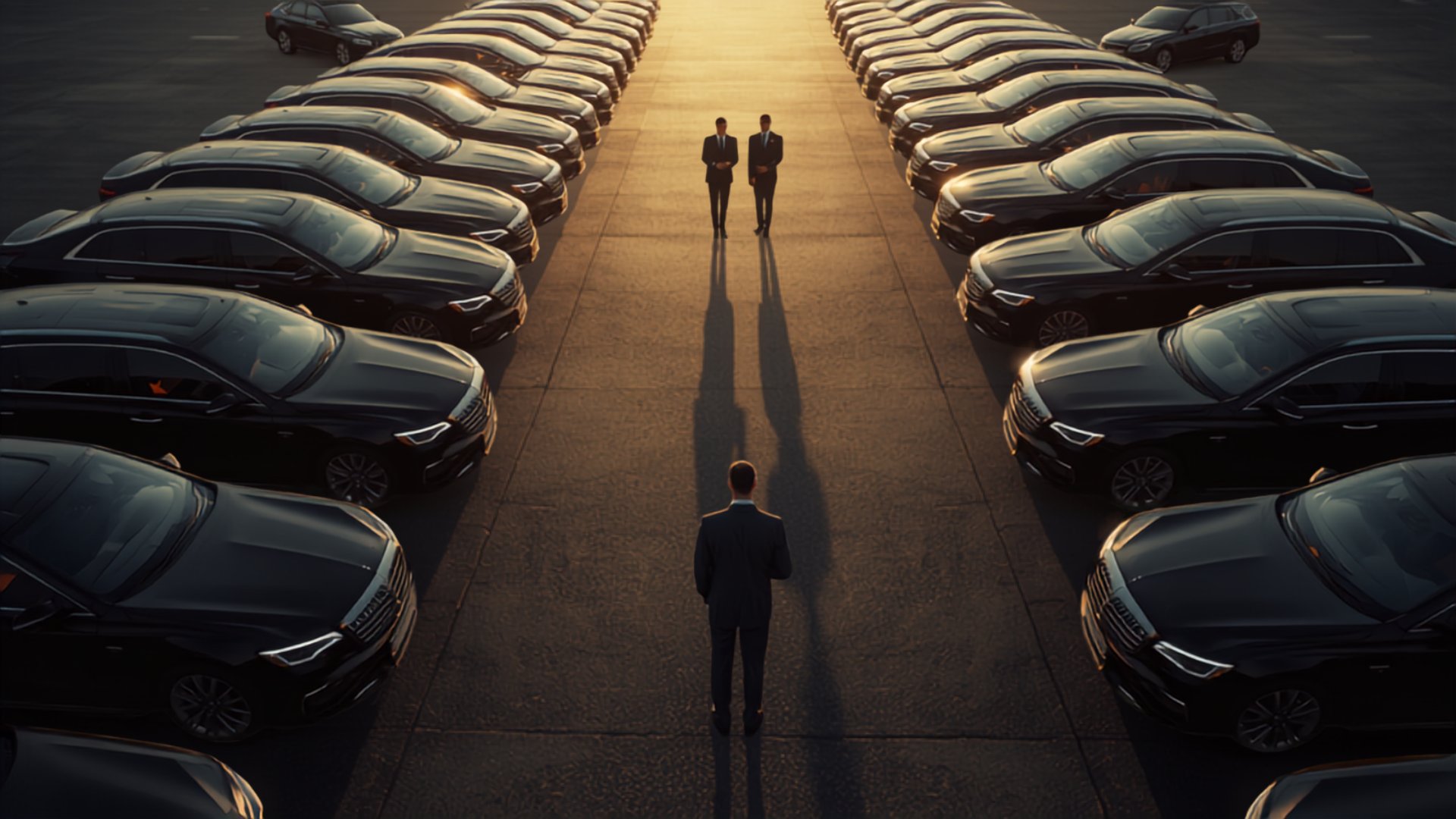 Professional executive vehicles in the Meter to Miles commercial fleet partner network